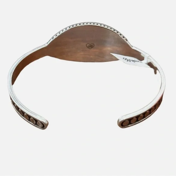 NWT Brighton Pebble Disc Marquise Cuff Bracelet - Picture 5 of 7